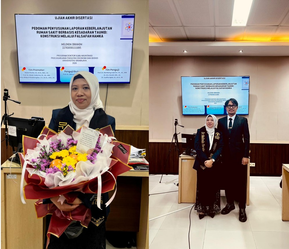 UNISAN Bangga, Dosen Tetap Fakultas Ekonomi Raih Gelar Doktor Ilmu Akuntansi Universitas Brawijaya
